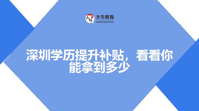 深圳学历提升：未来职场的导航灯